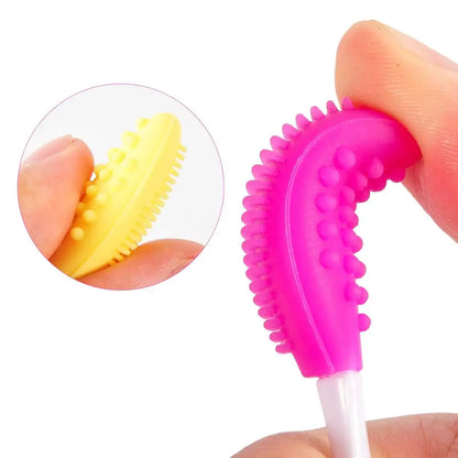 Brosse Exfoliante Lèvres Silicone – Double Face, Lot de 4 | Tintiva