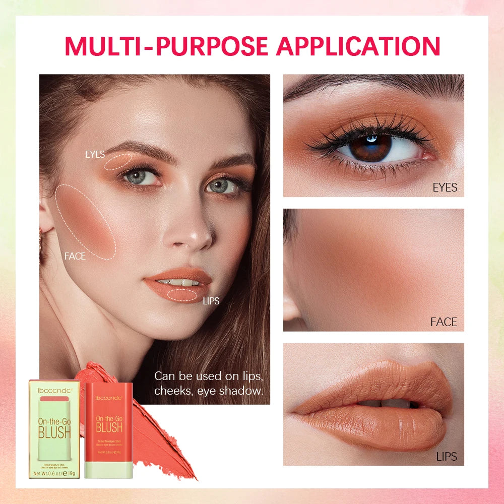 Blush Stick Crème 2-en-1 – Fini Naturel & Effet Bonne Mine | Tintiva