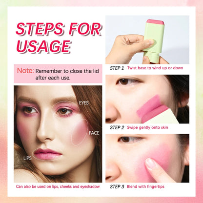 Blush Stick Crème 2-en-1 – Fini Naturel & Effet Bonne Mine | Tintiva