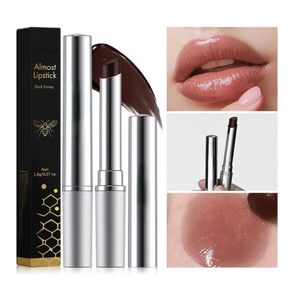 Baume à Lèvres Teinté Miel Noir – Hydratation & Brillance | Tintiva